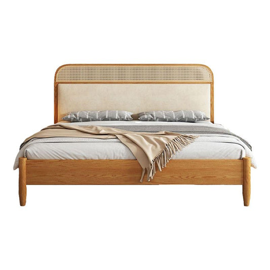 Modern Ash Wood Rattan Woven