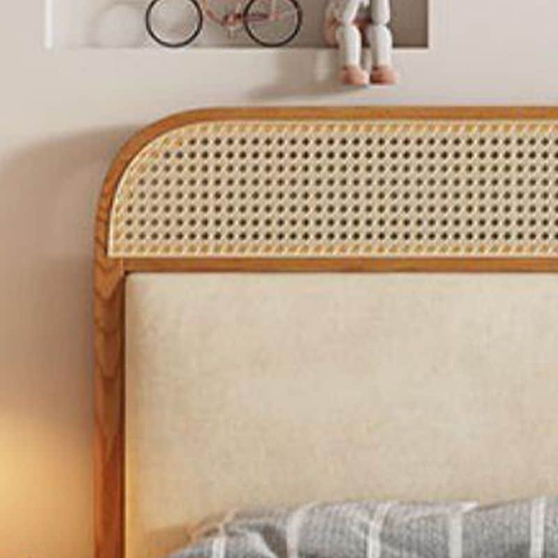 Modern Ash Wood Rattan Woven