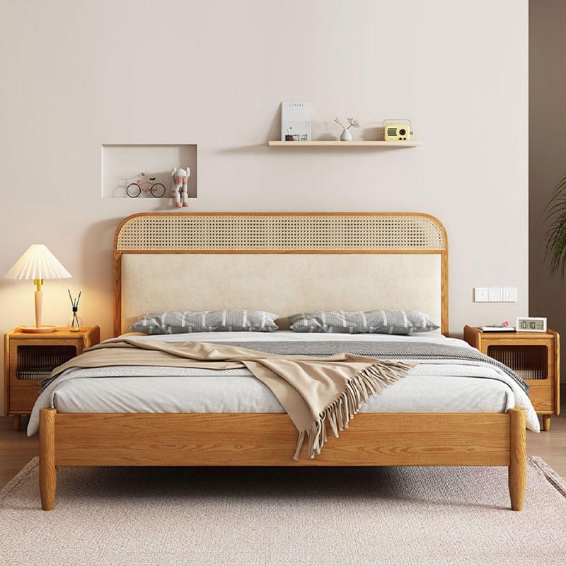 Modern Ash Wood Rattan Woven