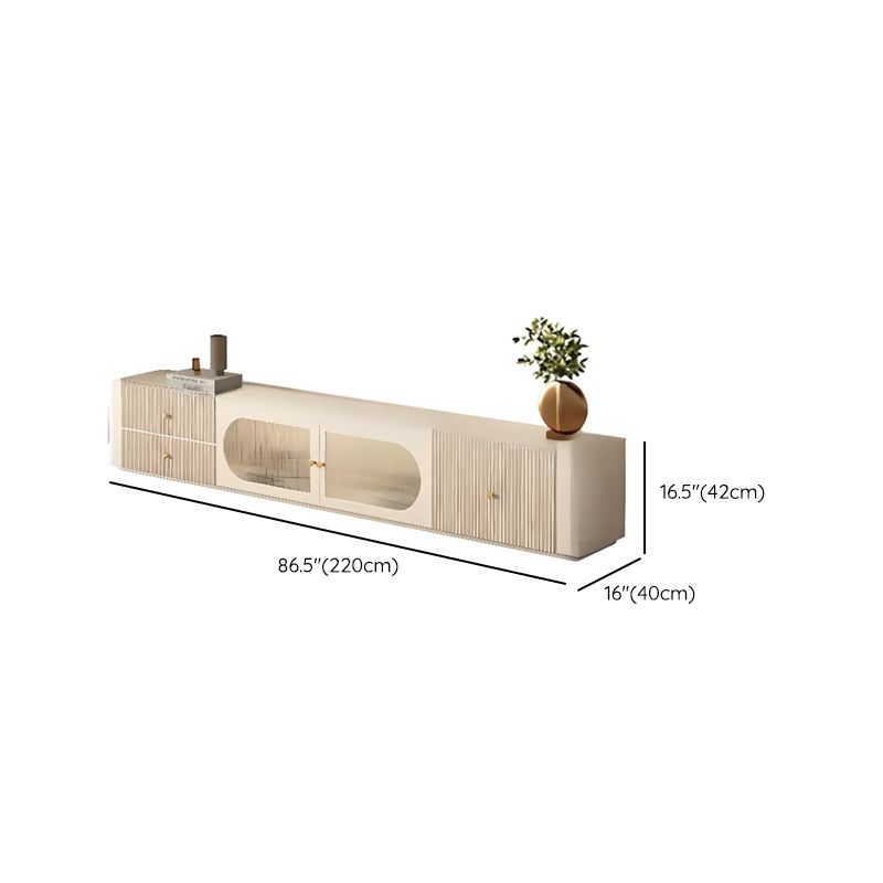 Beige Simplistic TV Stand