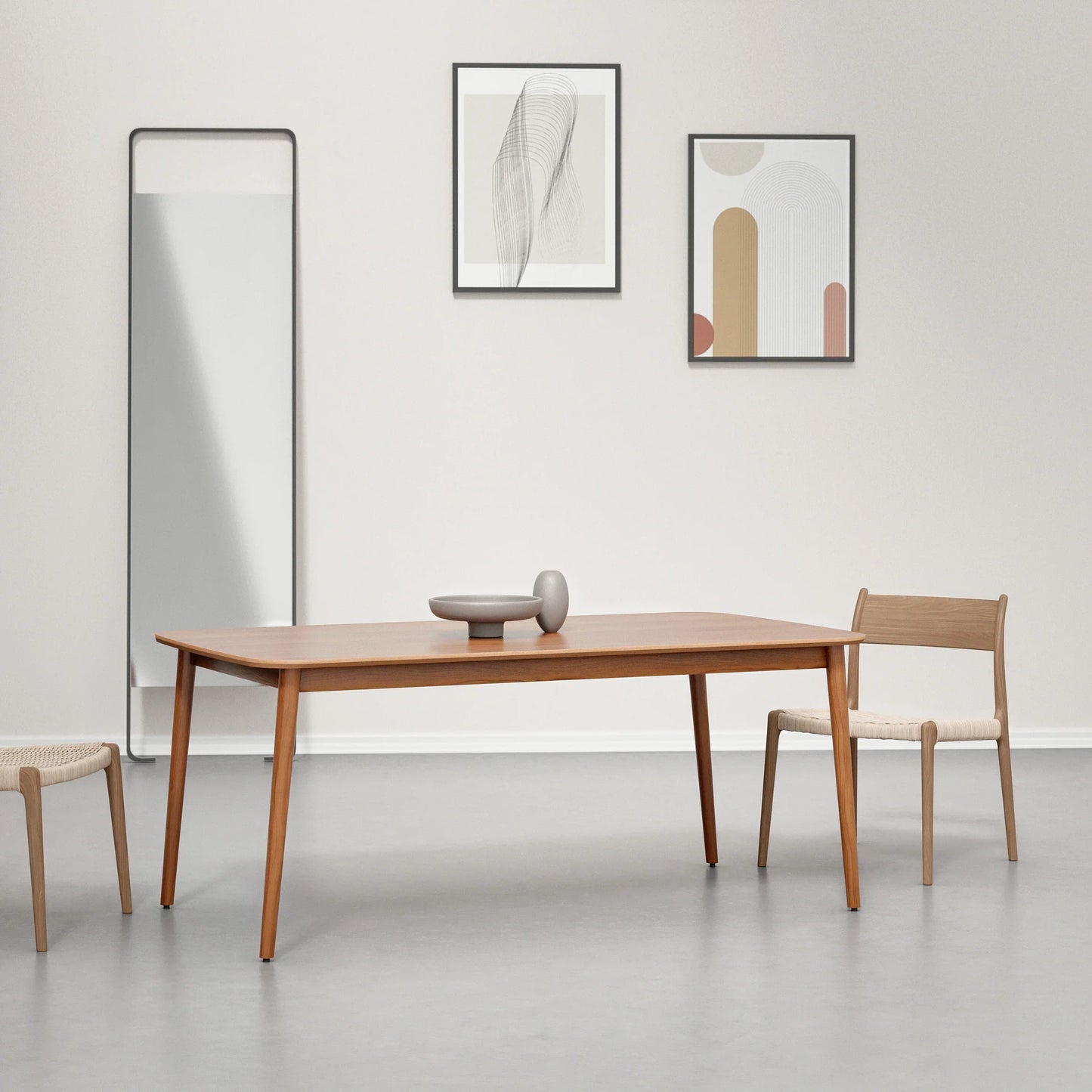 Odun Rustic Industrial Table