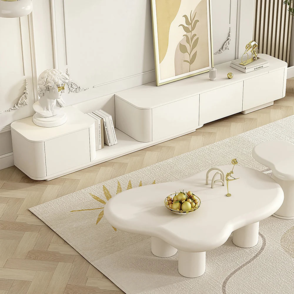 Off White Modern TV Stand