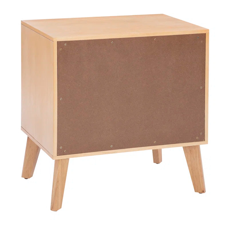 Amani 2 - Drawer Cane Nightstand