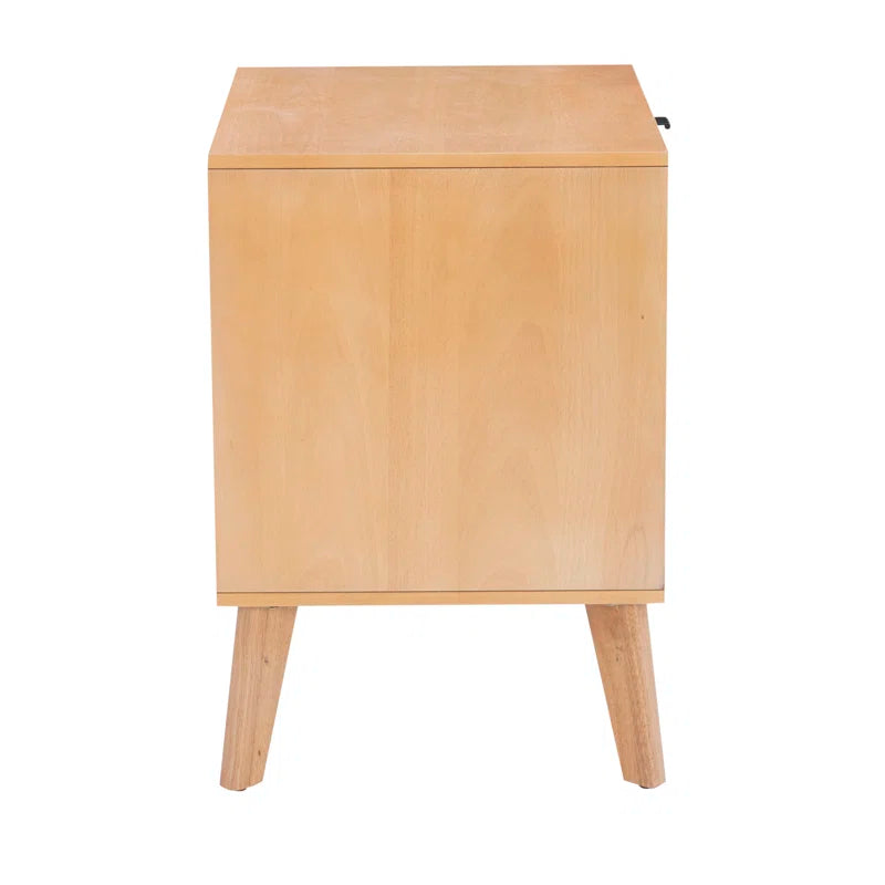 Amani 2 - Drawer Cane Nightstand