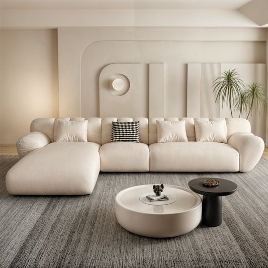 Eve Boucle Sectional Sofa
