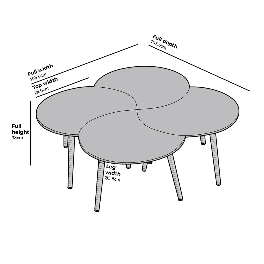 Sale Monza 4-in-1 Walnut Effect Coffee Table