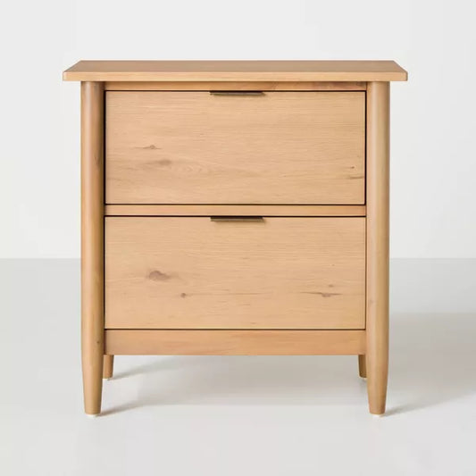 Drawer Modern Wood Nightstand