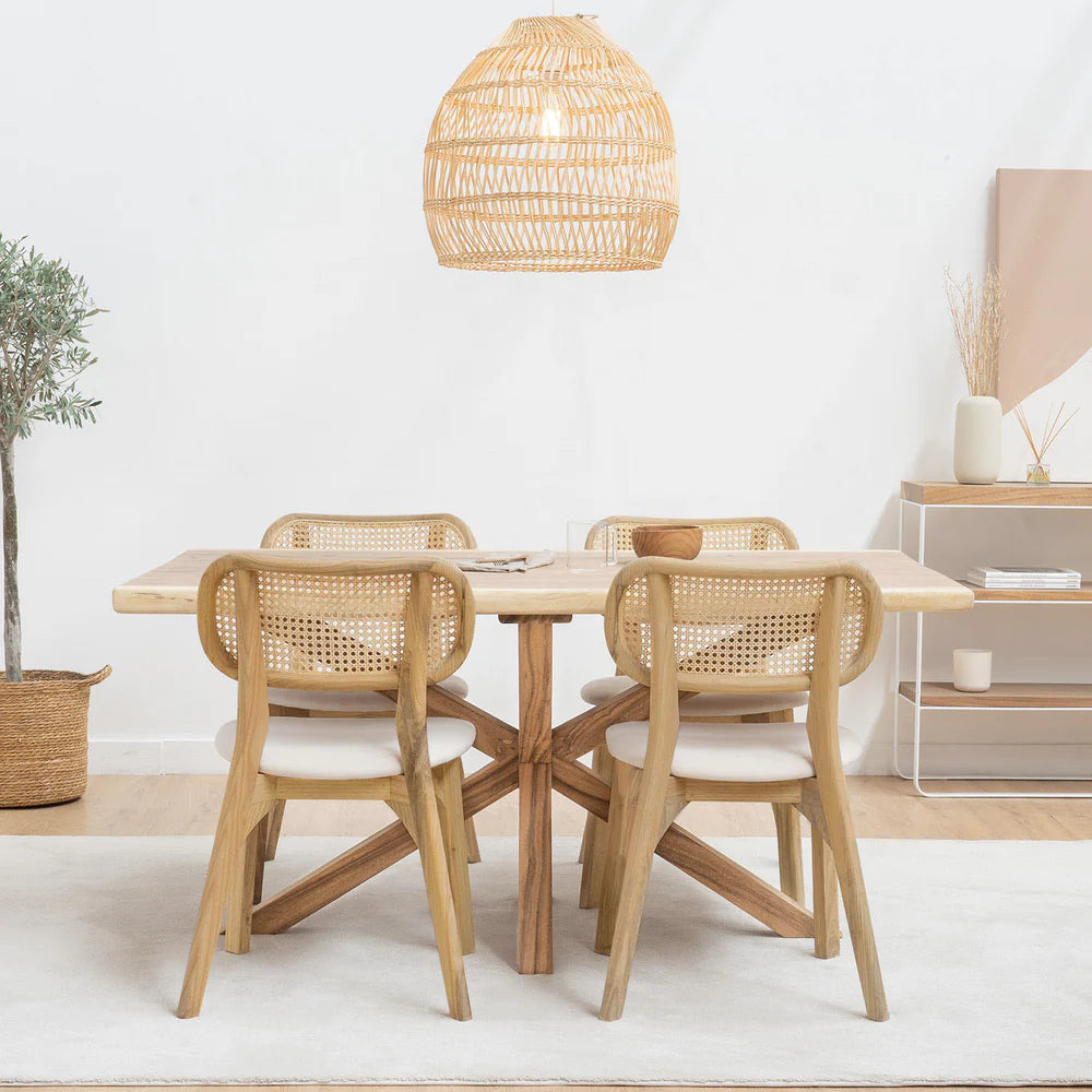 PACK NATURA TABLE + 4 DARI CHAIRS