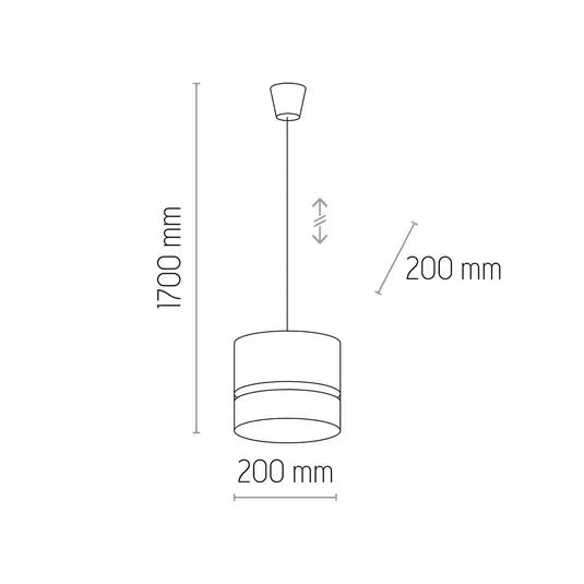 Contemporary Boho Cane Pendant Light