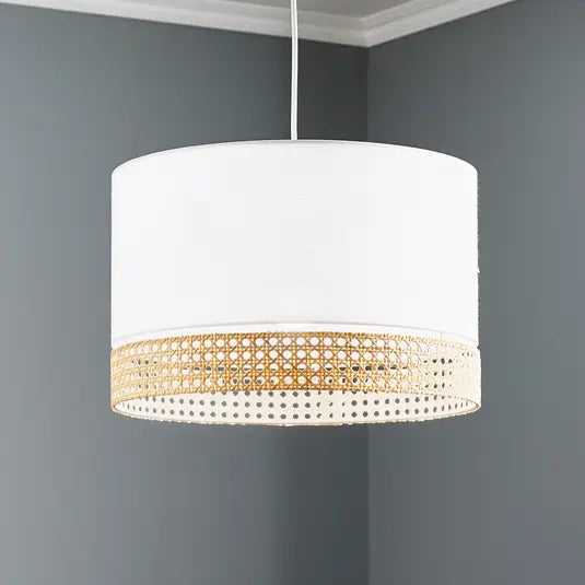 Handcrafted Bohemian Rattan Chandelier