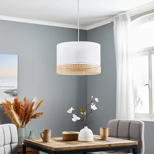 Handcrafted Bohemian Rattan Chandelier