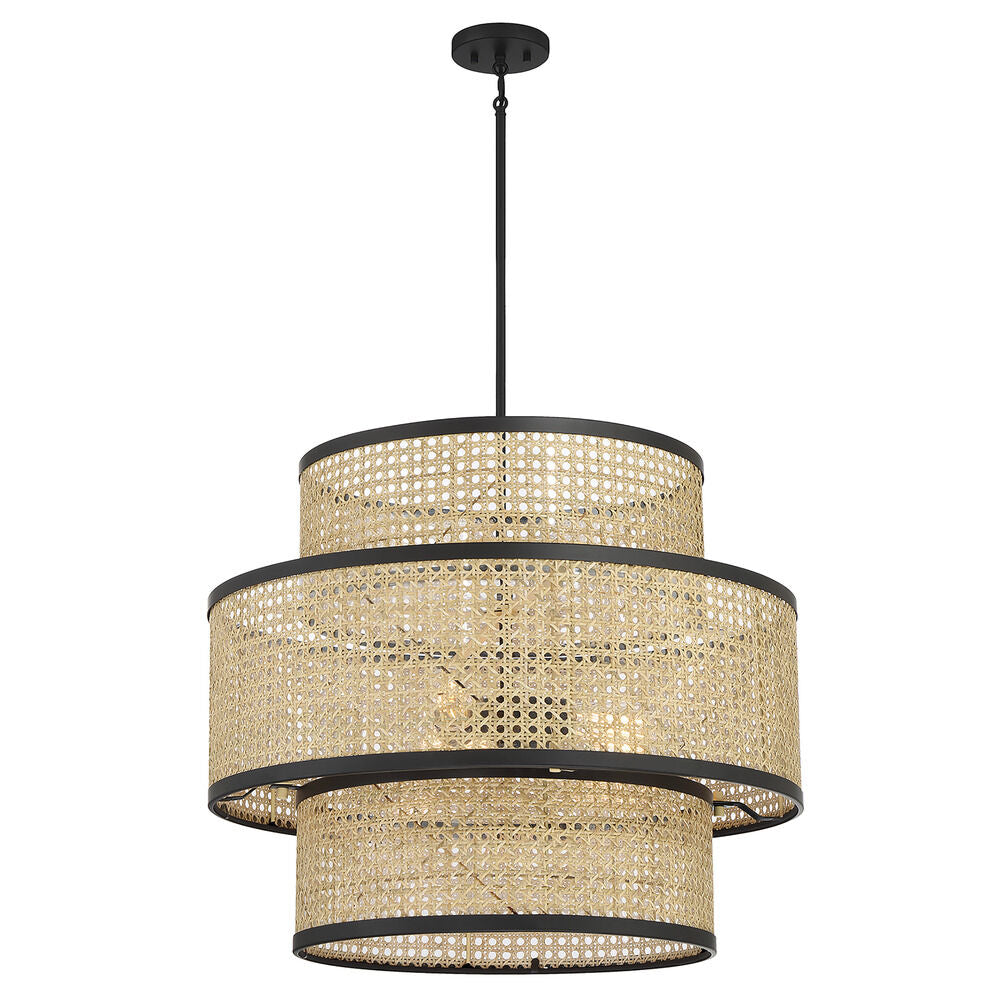 Unique Boho Rattan Hanging Lamp
