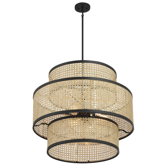 Unique Boho Rattan Hanging Lamp