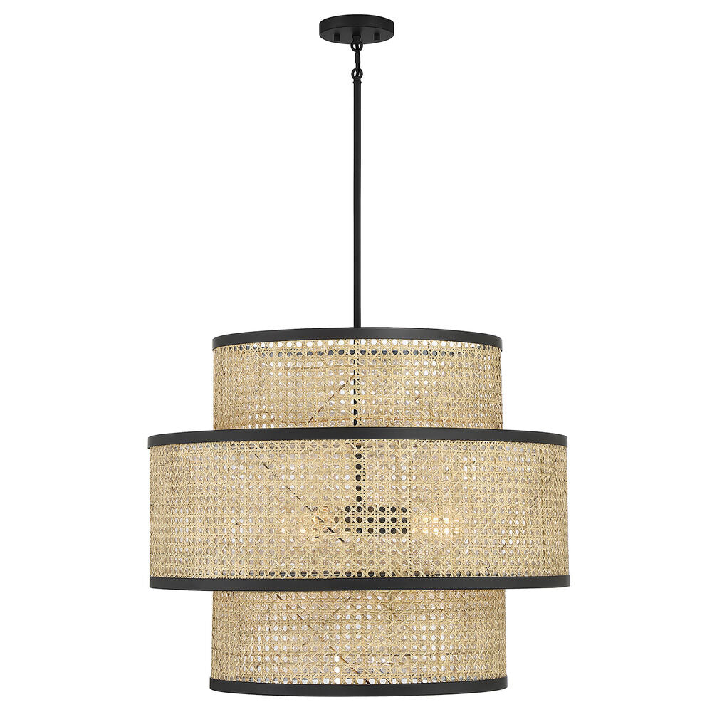 Unique Boho Rattan Hanging Lamp