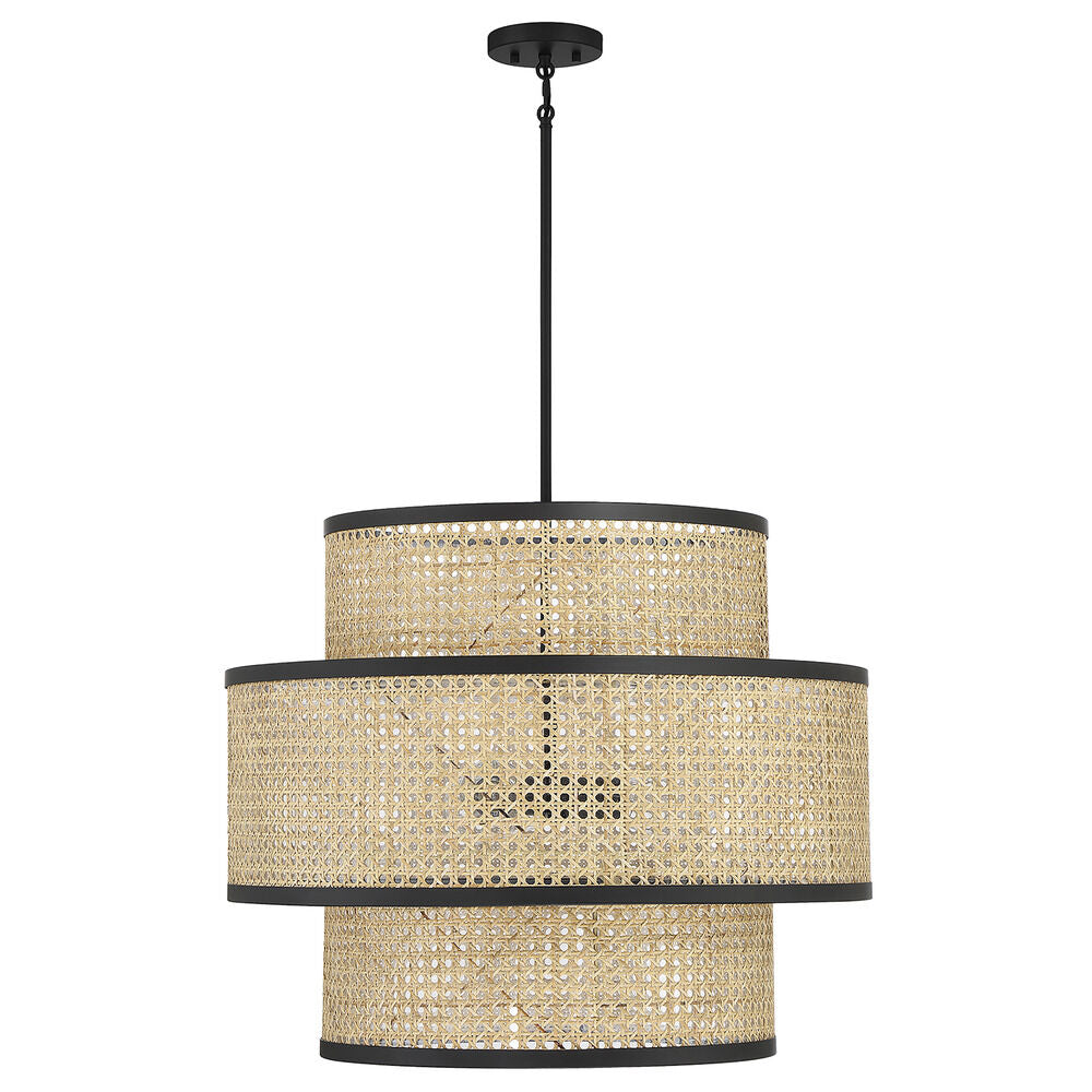 Unique Boho Rattan Hanging Lamp