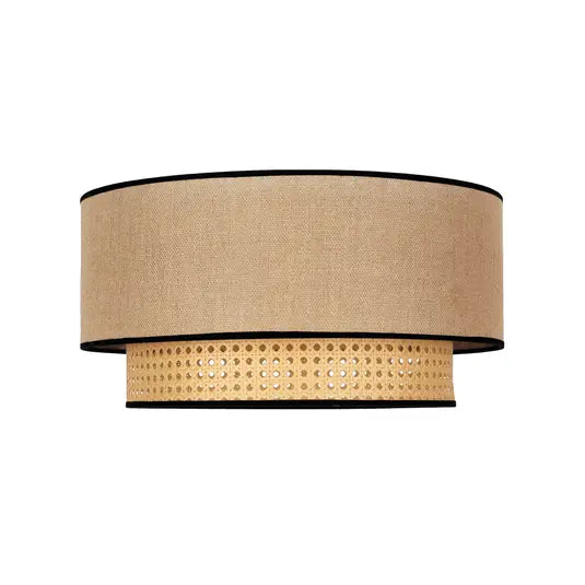 Natural Cane Boho Ceiling Lamp