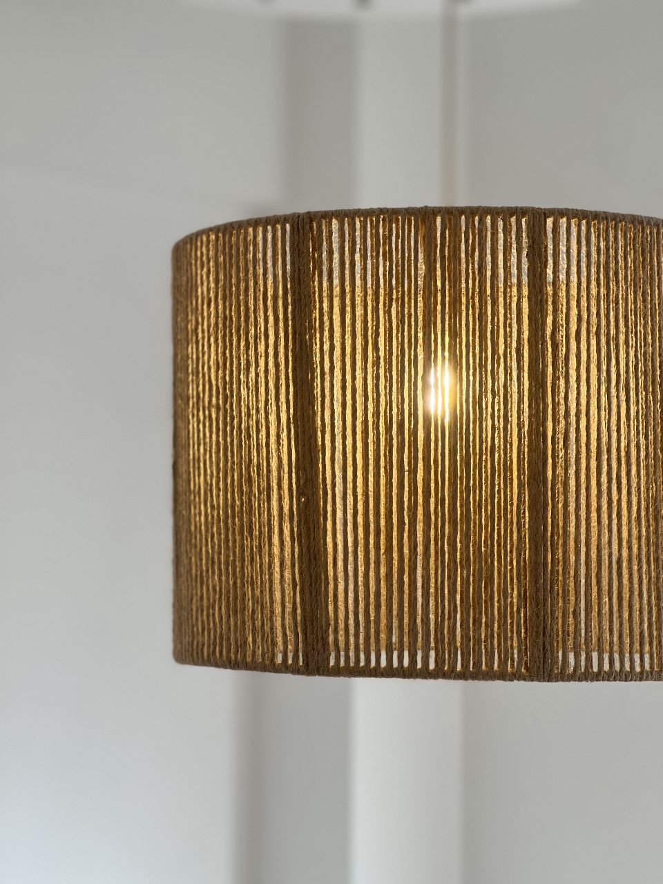 Modern Rustic Rattan Ceiling Lamp