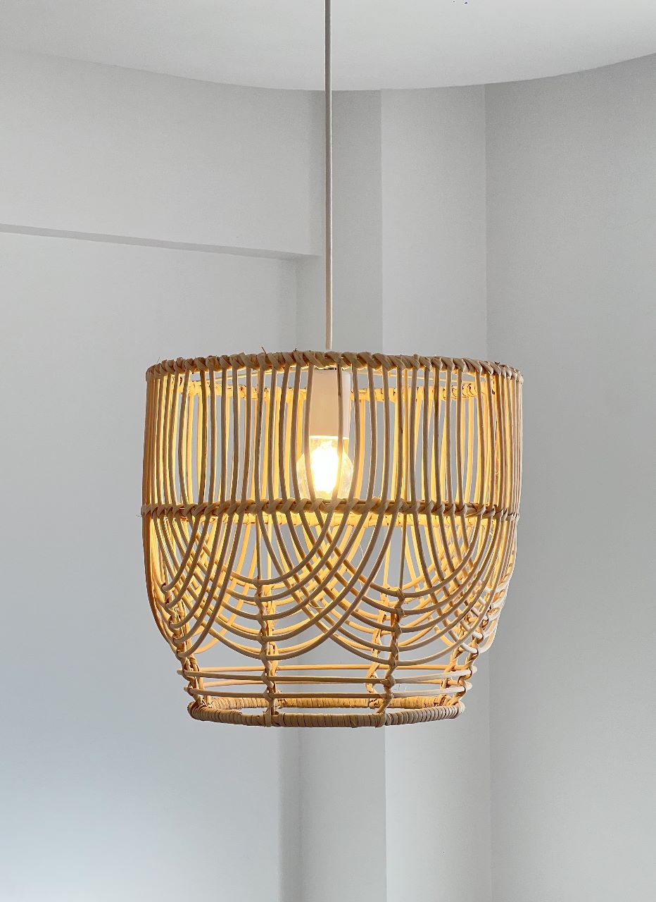 Natural Boho Chic Cane Light