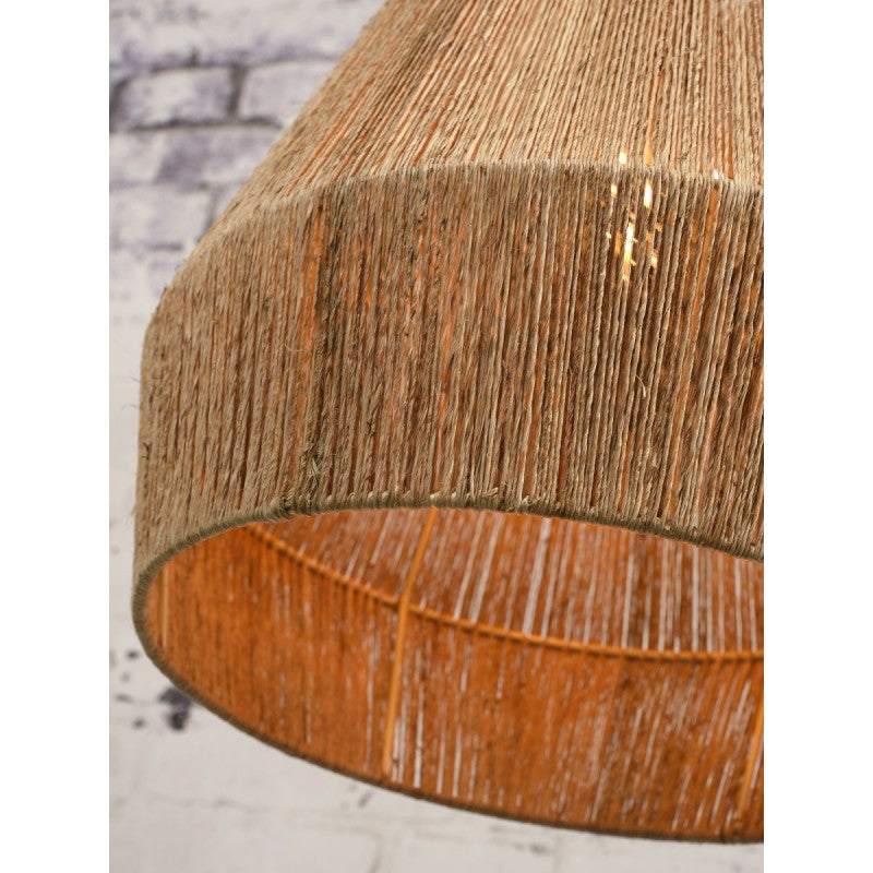 Elegant Handwoven Cane Lamp