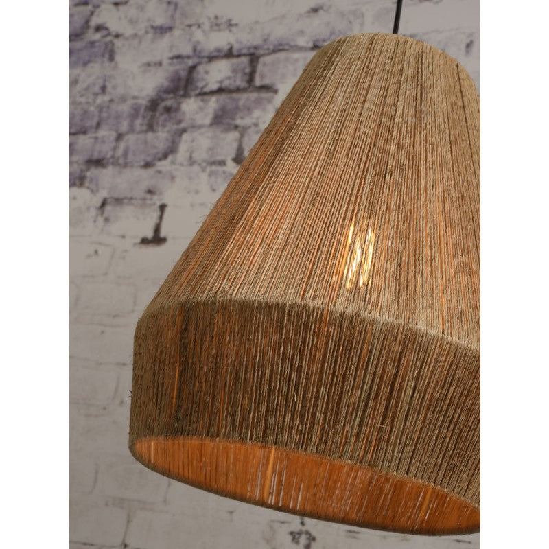 Elegant Handwoven Cane Lamp