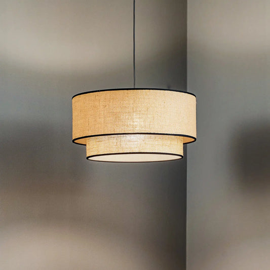 Coastal Rattan Boho Ceiling Light