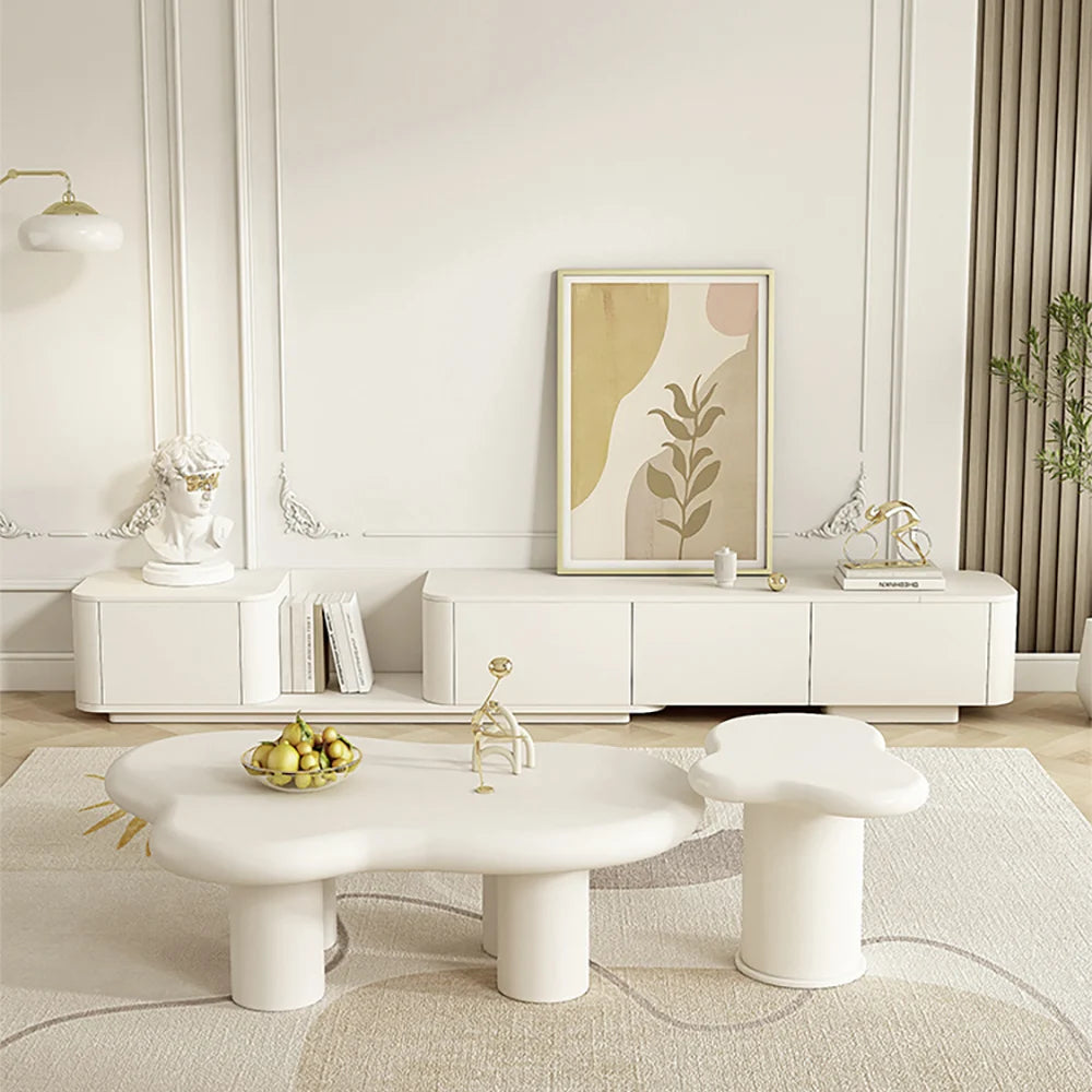 Off White Modern TV Stand