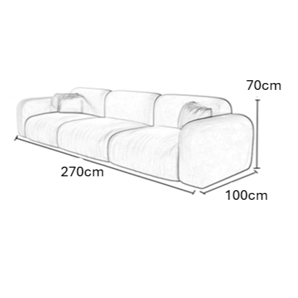 Mahidur Square Arm Sofa
