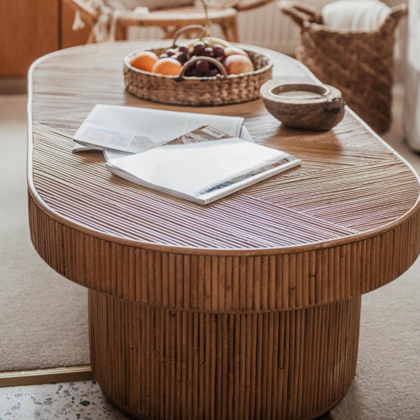 ALILA RATTAN TABLE