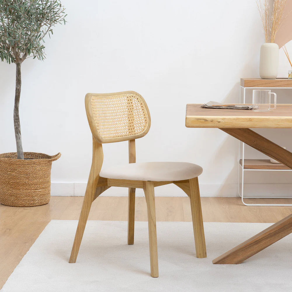 PACK NATURA TABLE + 4 DARI CHAIRS