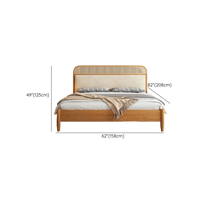 Modern Ash Wood Rattan Woven