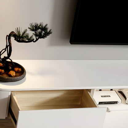 Modern White TV Stand