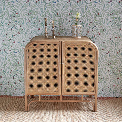 Rosalie brown rattan sideboard