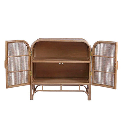 Rosalie brown rattan sideboard