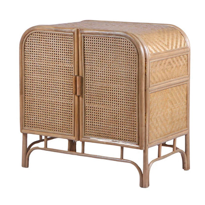 Rosalie brown rattan sideboard