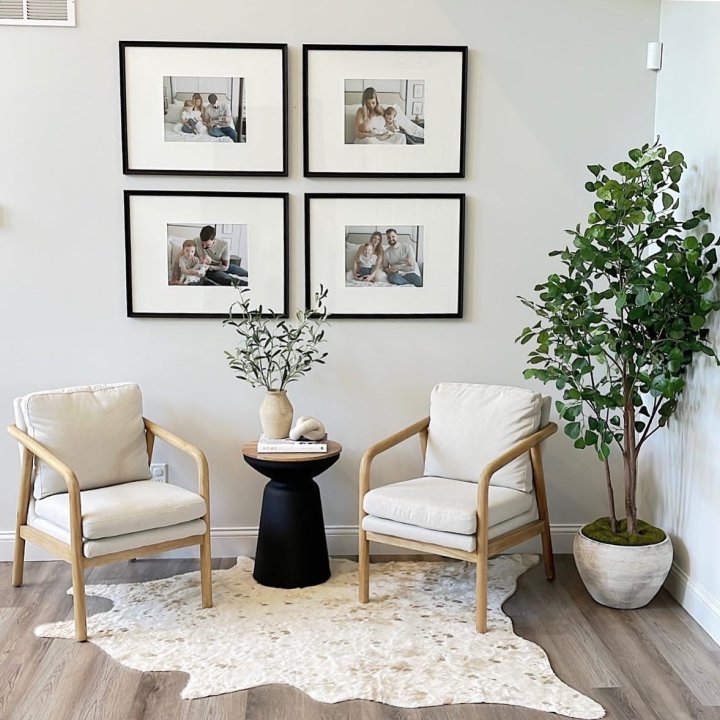 Gino Turned Drum Accent Table Black