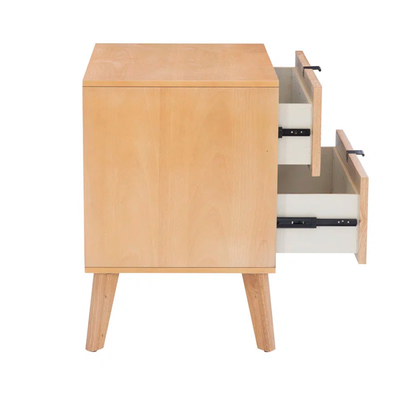 Amani 2 - Drawer Cane Nightstand