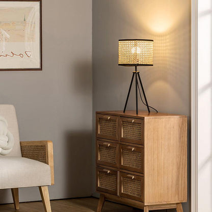 Cane Table Lamp