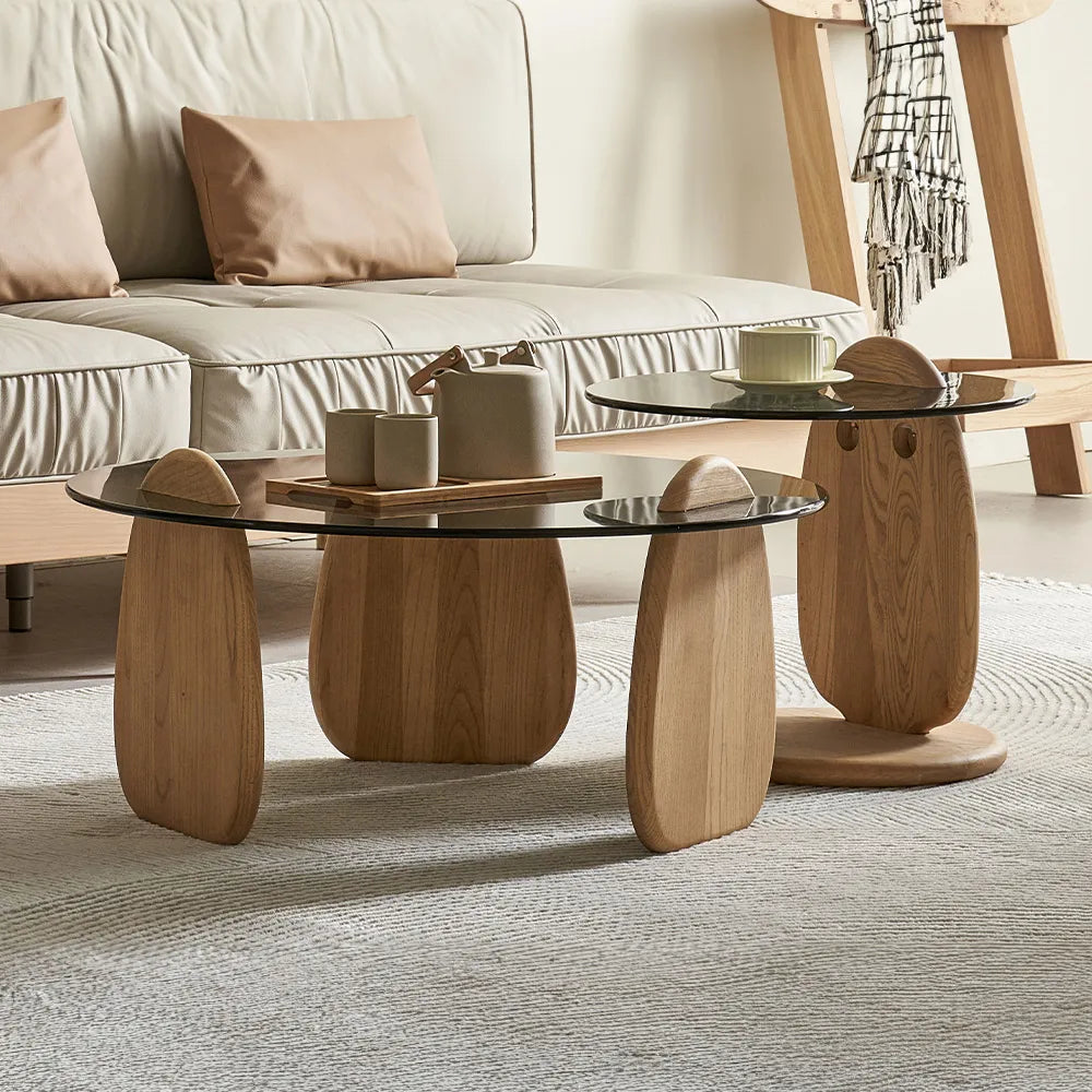 Pernilla Tempered Glass Coffee Table