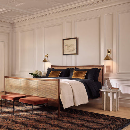 Maeve Natural Cane Queen Bed