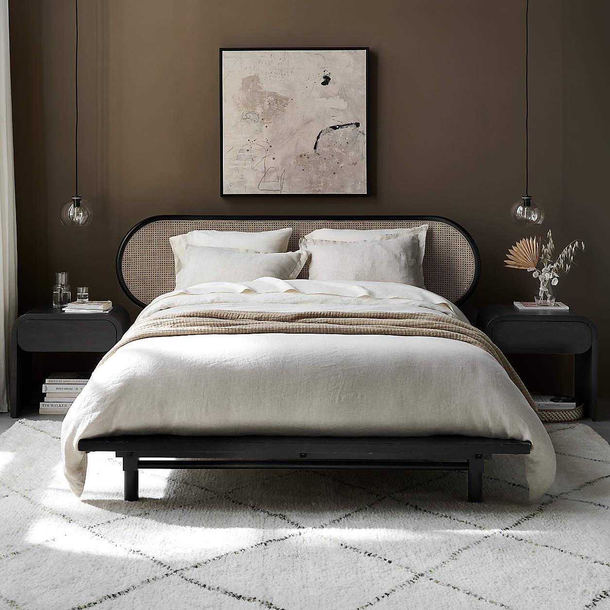 Anaise Cane Queen Bed Frame