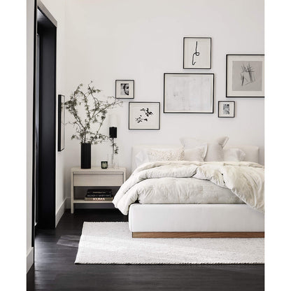 Clemente Whitewashed Ash Nightstand