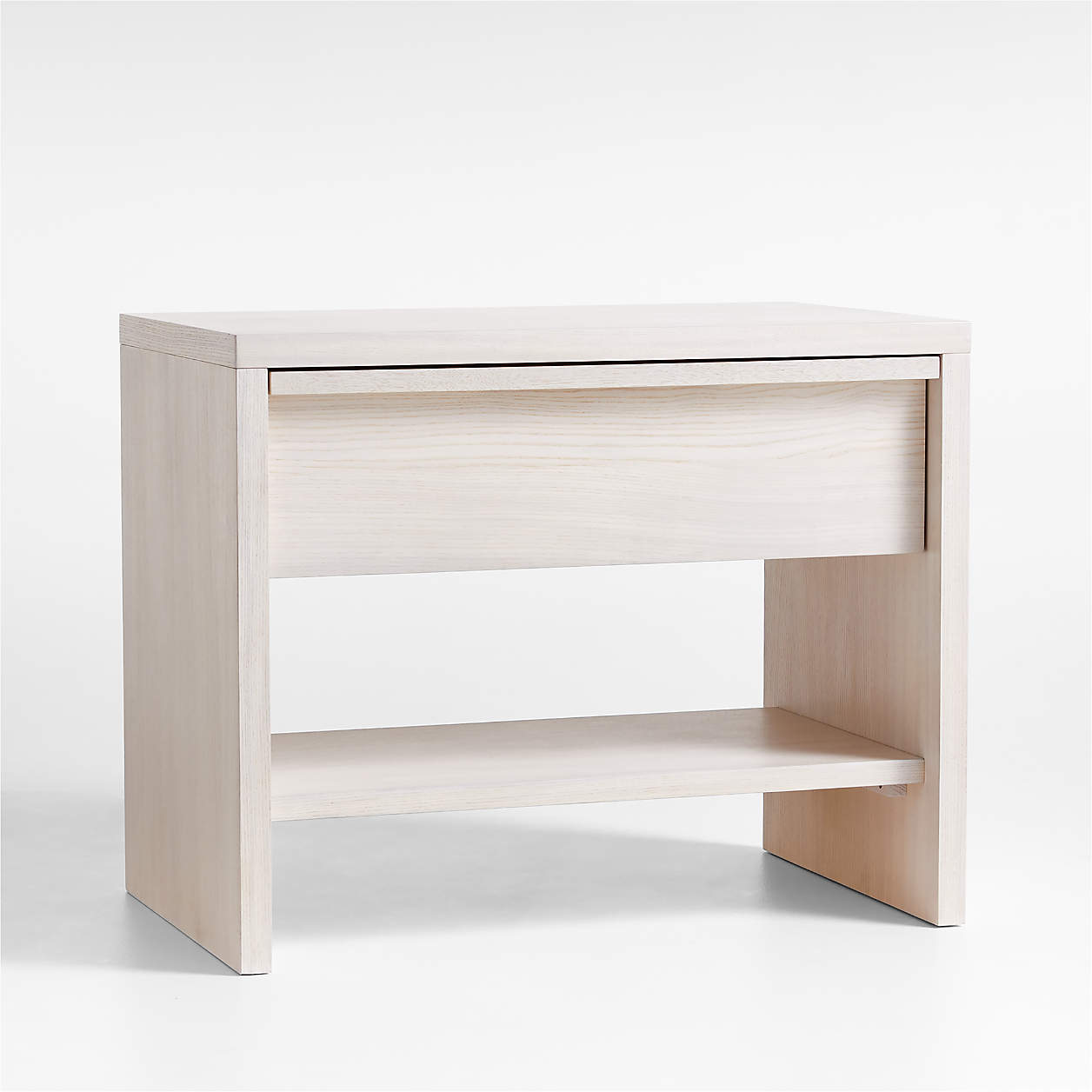 Clemente Whitewashed Ash Nightstand