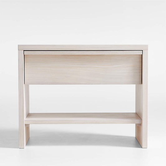 Clemente Whitewashed Ash Nightstand
