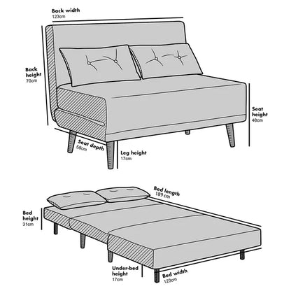 Algo Sofabed with Cushions