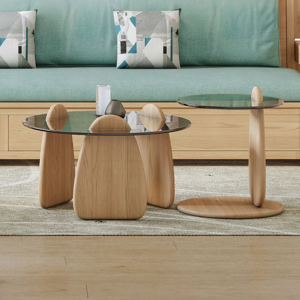 Pernilla Tempered Glass Coffee Table