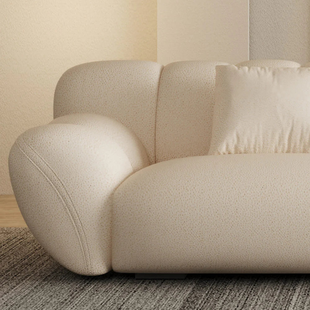 Eve Boucle Sectional Sofa