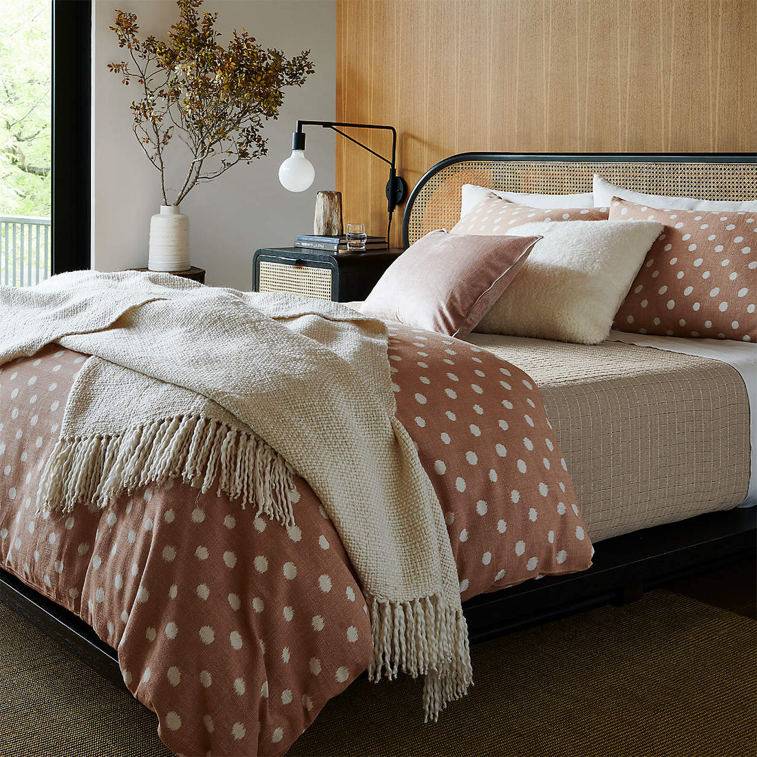 Anaise Cane Queen Bed Frame
