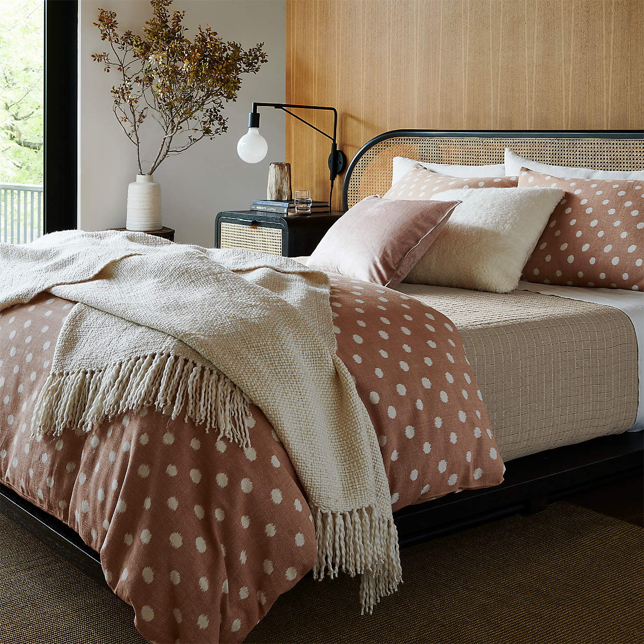 Anaise Cane Queen Bed Frame