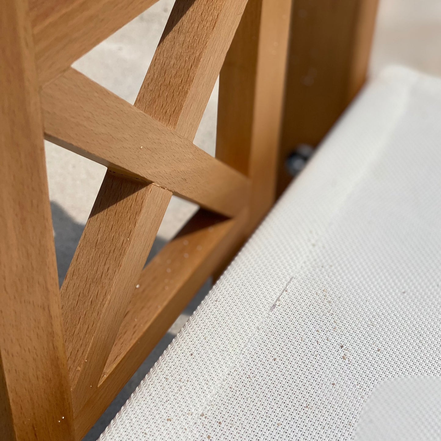 CoastalEase Natural Wood Wrap Beach Chair
