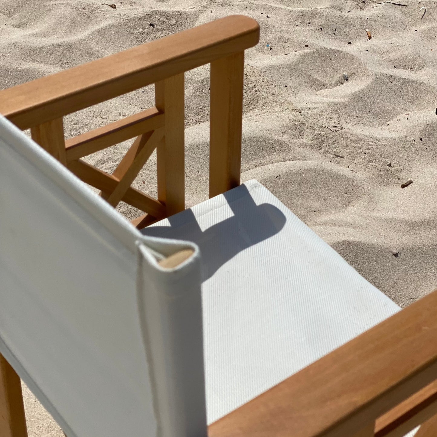 CoastalEase Natural Wood Wrap Beach Chair